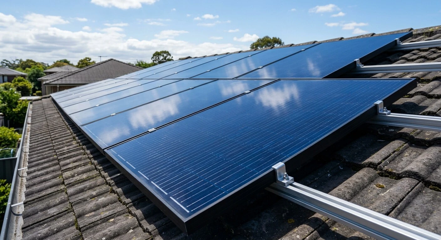 Clean efficient solar panels after