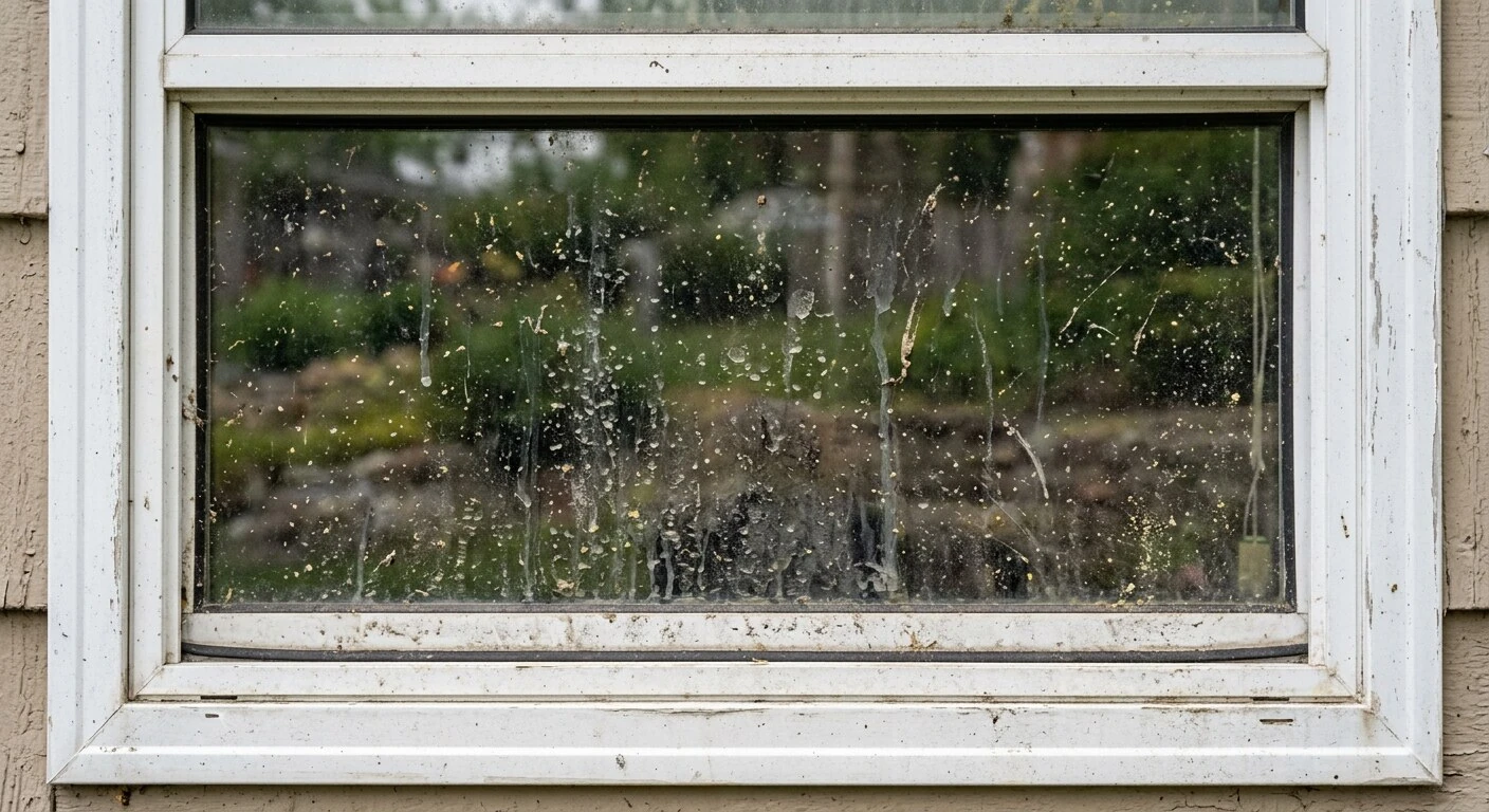 Dirty window before